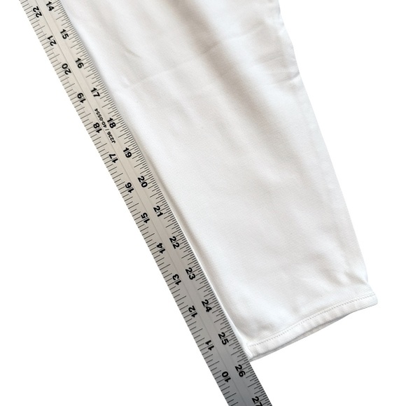 Theory+ White Elastic Waist Tapered Pants Size Small - Picture 4 of 7